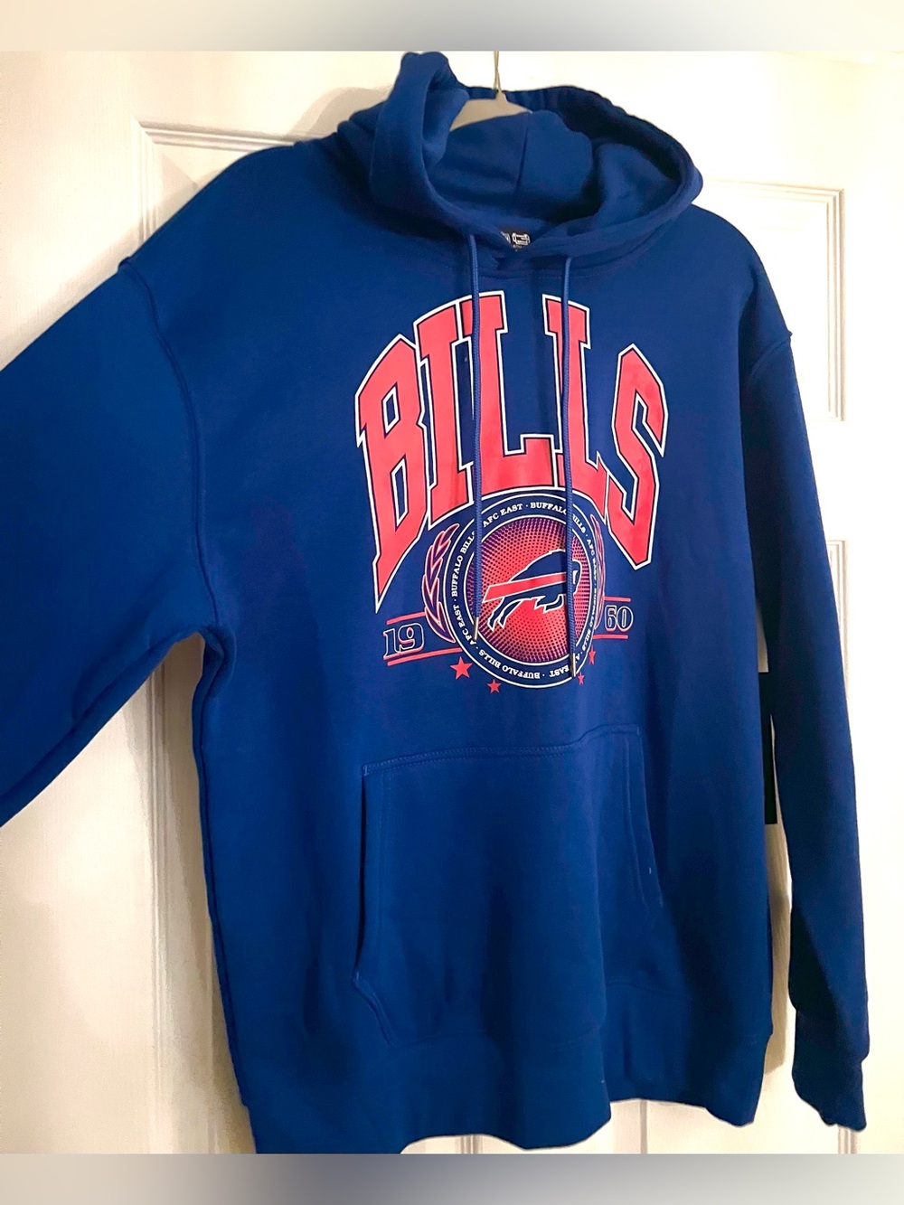 NEW Buffalo Bills Hoodie ULTRA GAME Sz Medium Red/Blue Buffalo Graphic logo $85